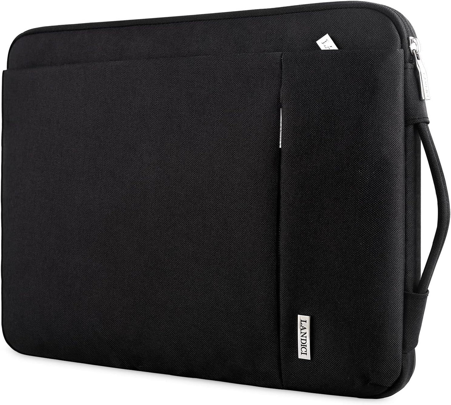 Laptop Sleeve 12-12.9 Inch for Surface Pro 7 8/Laptop Go, Lenovo Acer HP Samsung Chromebook 11.6, Macbook Air 11, Slim Tablet Case Bag for Ipad Pro 12.9 2021-Black